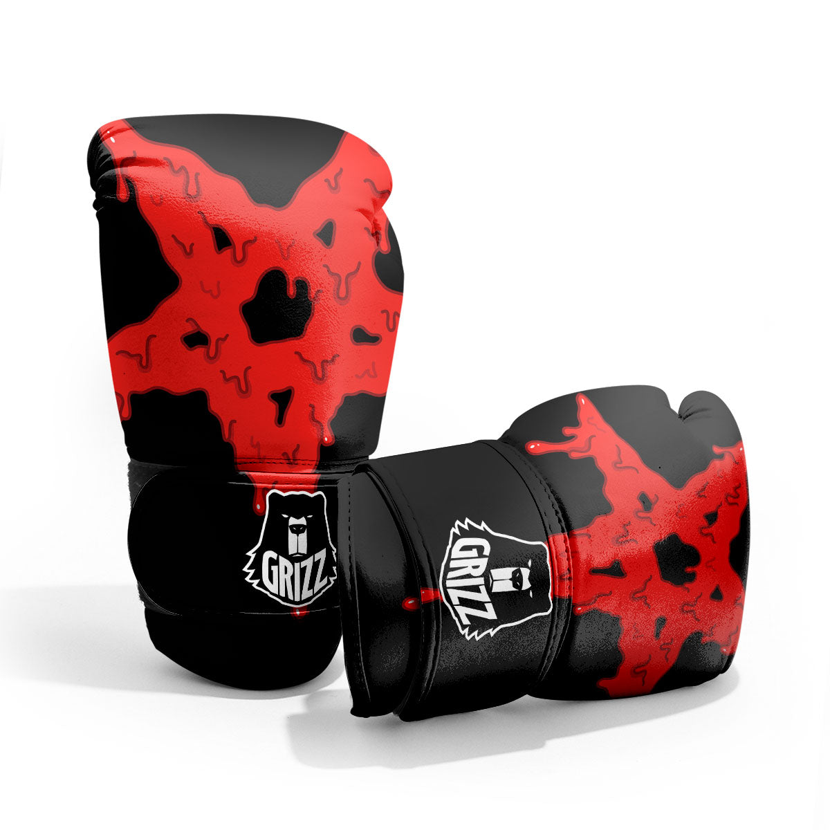 Symbol Red Pentagram Print Pro Boxing Glove