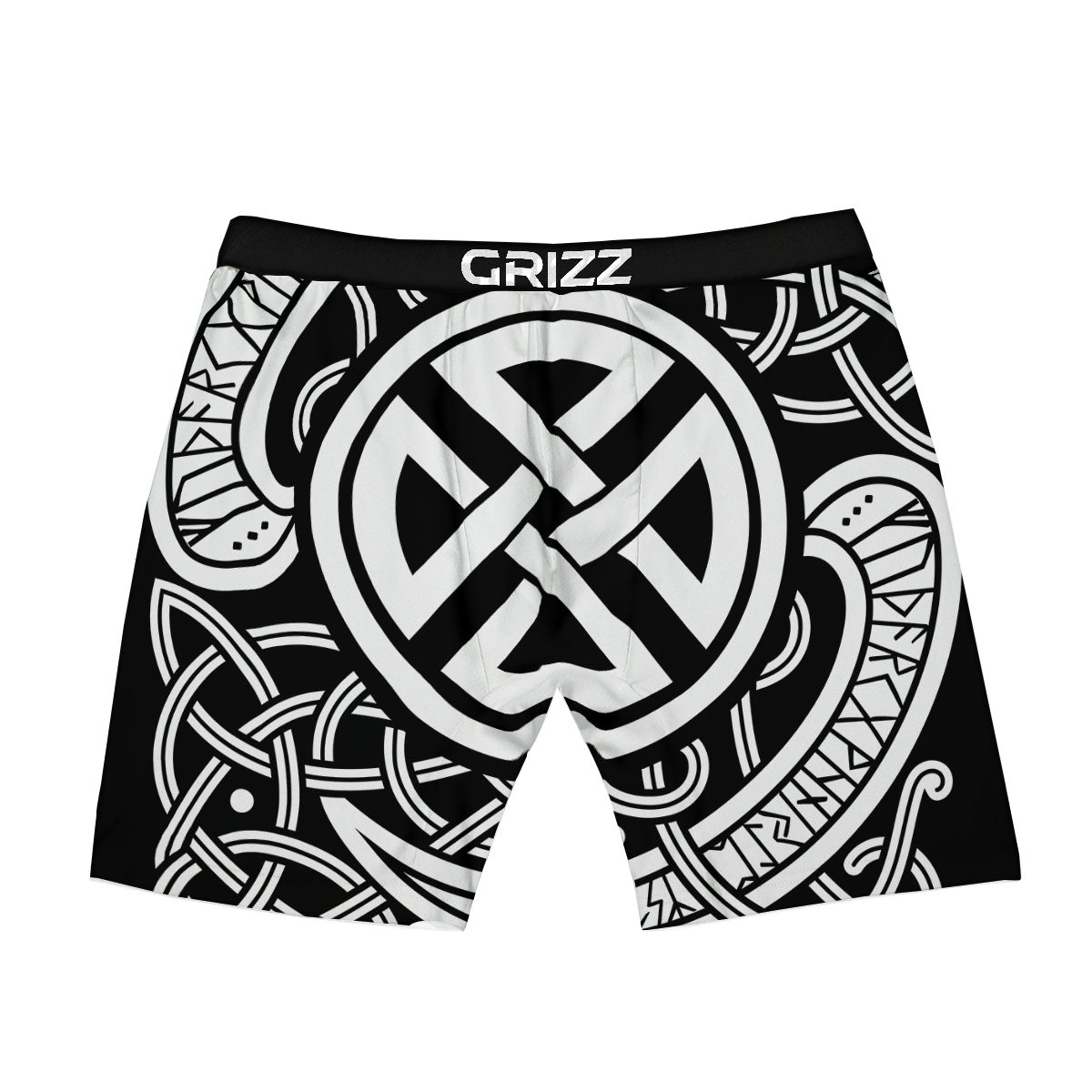 Symbol Viking Norse Runes Print Boxer Briefs-grizzshop