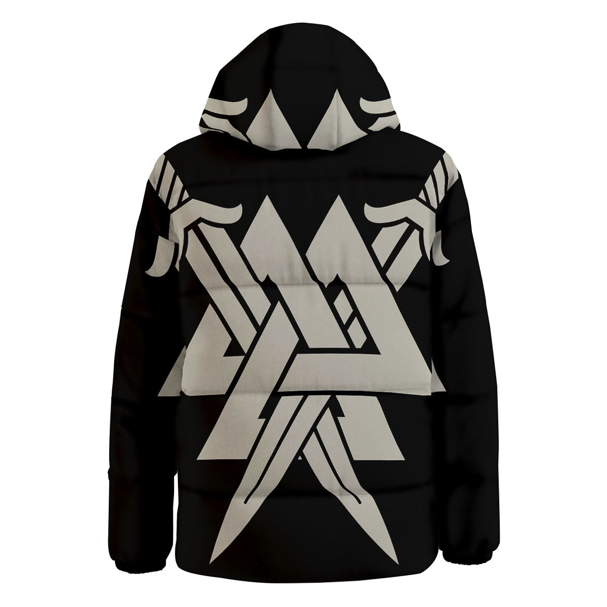 Symbol Viking Valhalla Print Down Jacket-grizzshop