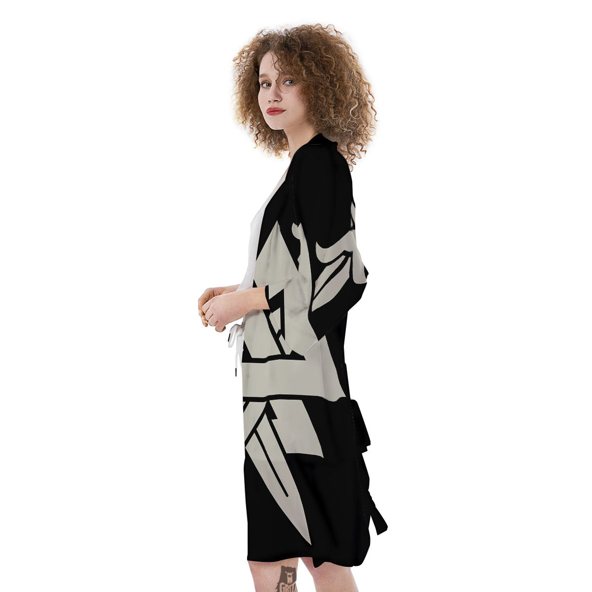 Symbol Viking Valhalla Print Kimono-grizzshop