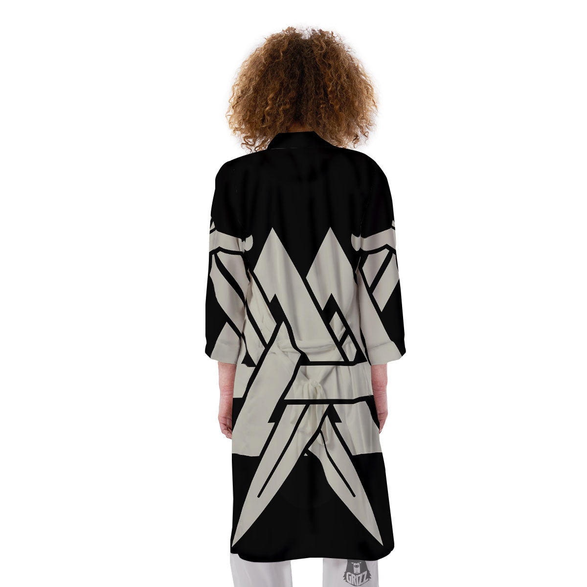 Symbol Viking Valhalla Print Kimono-grizzshop