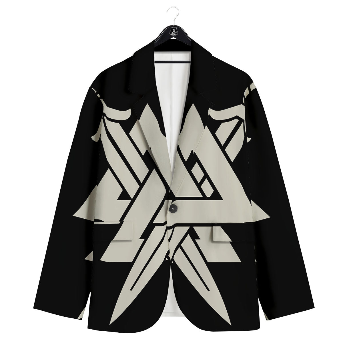 Symbol Viking Valhalla Print Men's Sport Coat-grizzshop