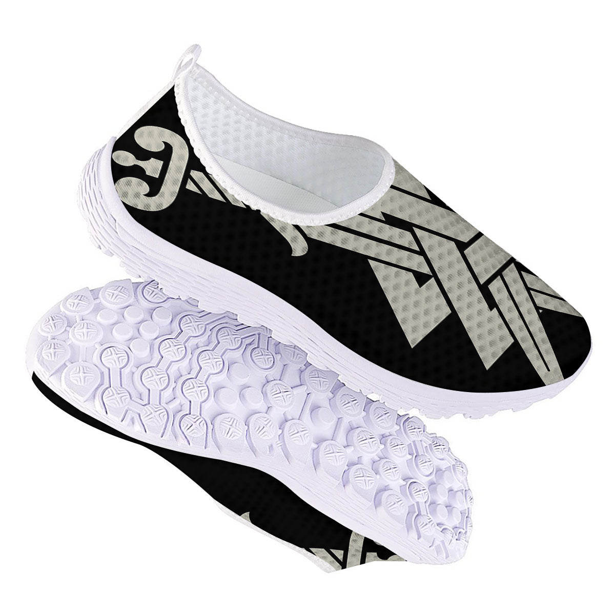 Symbol Viking Valhalla Print Nurse Shoes-grizzshop