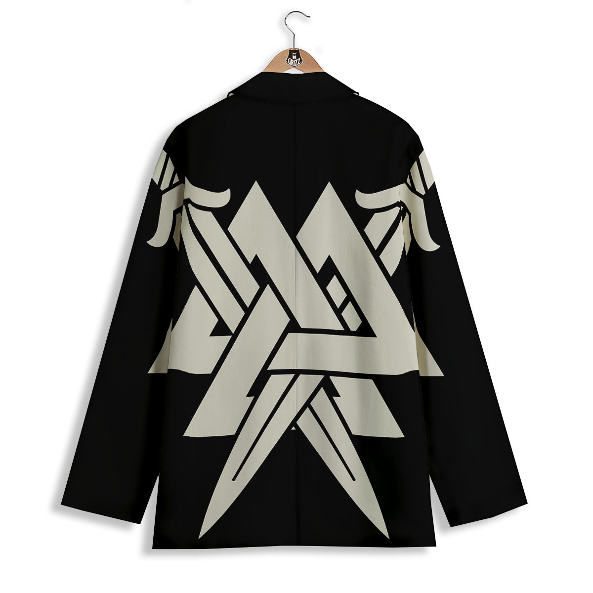 Symbol Viking Valhalla Print Women's Blazer-grizzshop
