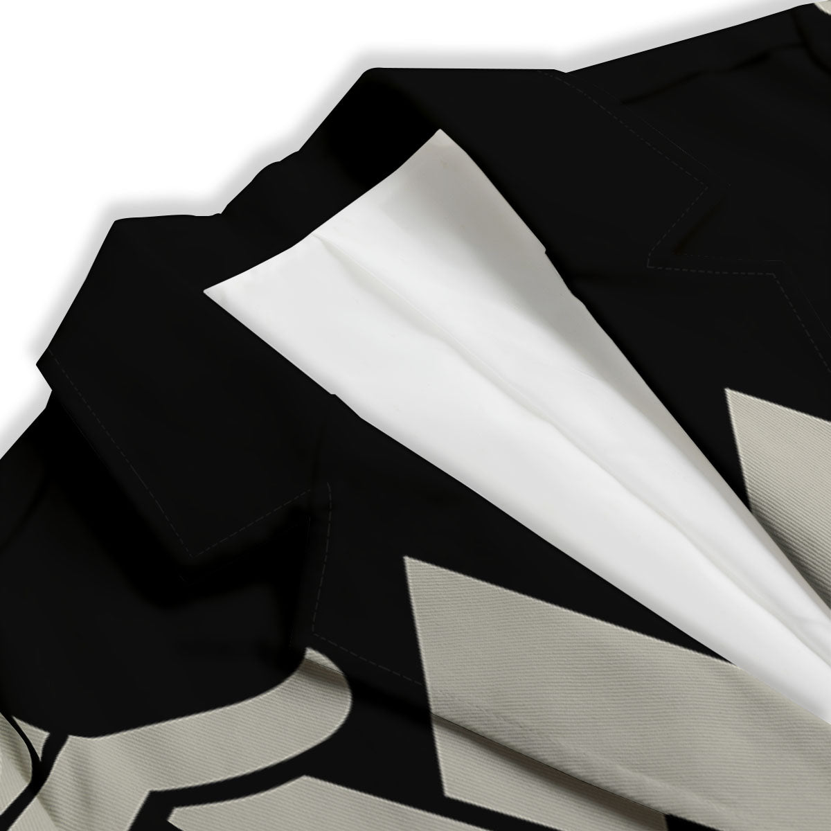 Symbol Viking Valhalla Print Women's Blazer-grizzshop