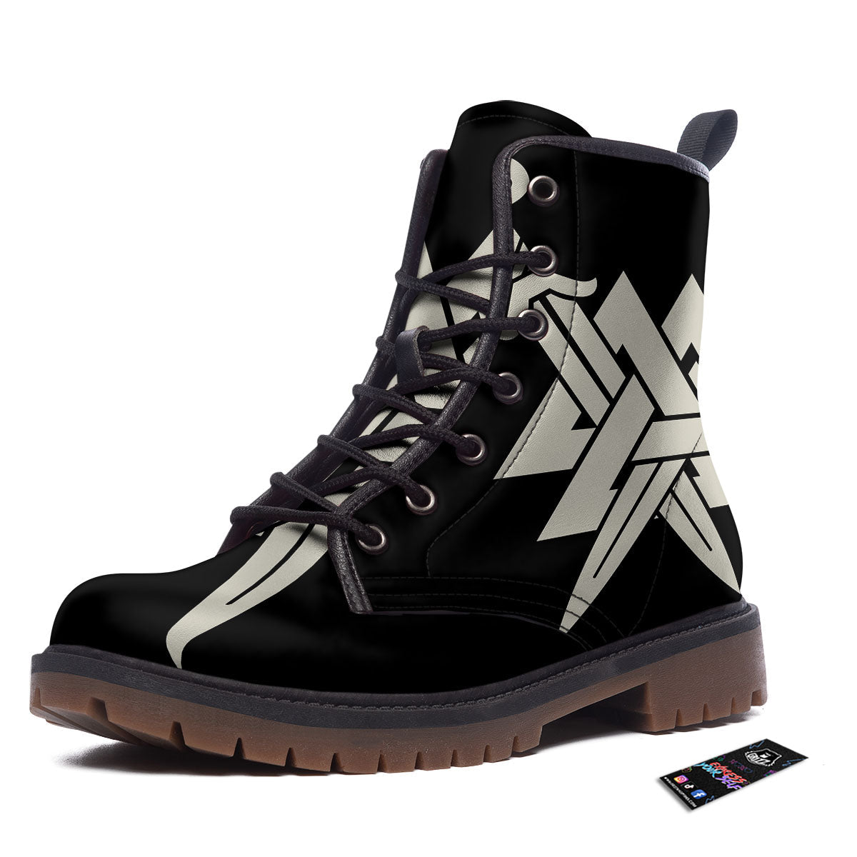 Symbol Viking Valhalla Print Work Boots-grizzshop