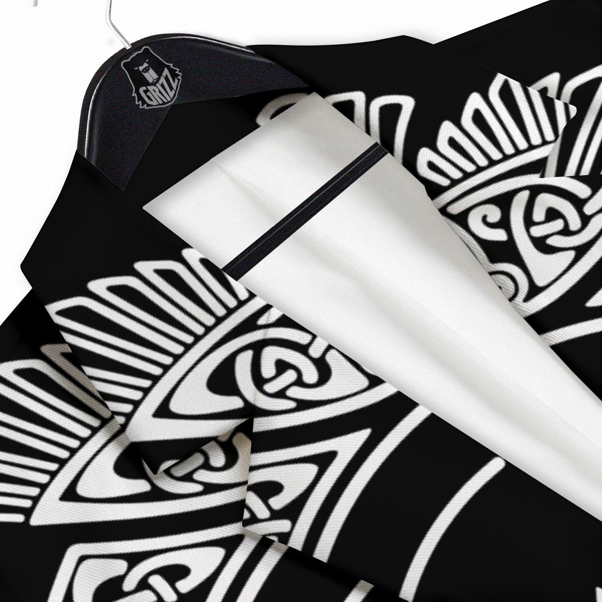 Symbol Viking Valknut Print Men's Sport Coat-grizzshop