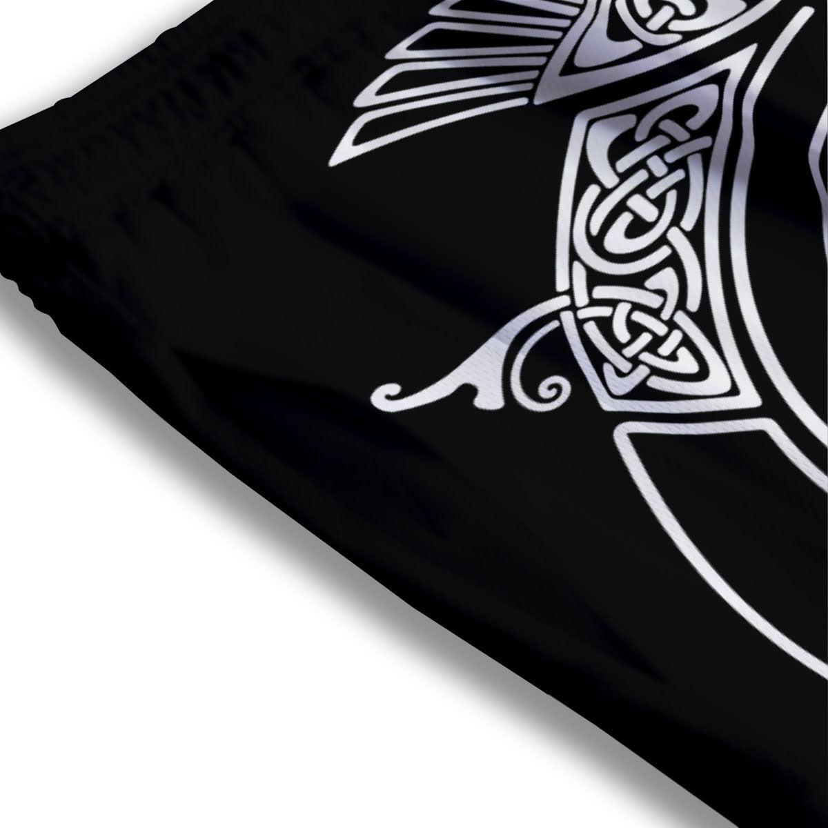 Symbol Viking Valknut Print Mesh Shorts