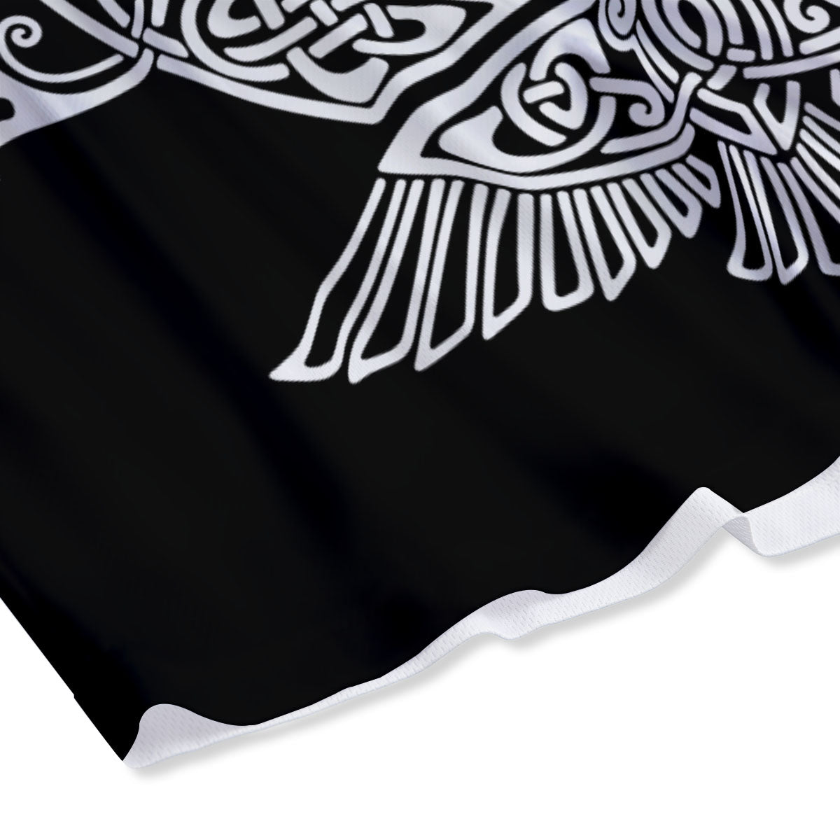 Symbol Viking Valknut Print Mesh Shorts