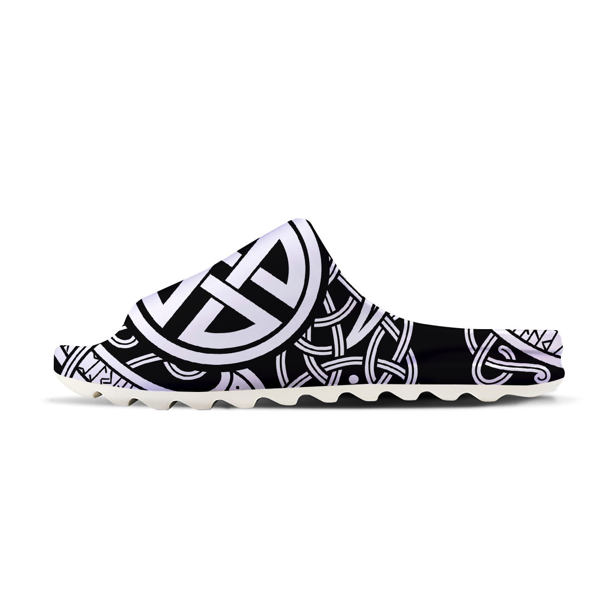 Symbol Viking Norse Runes Print Sandals-grizzshop