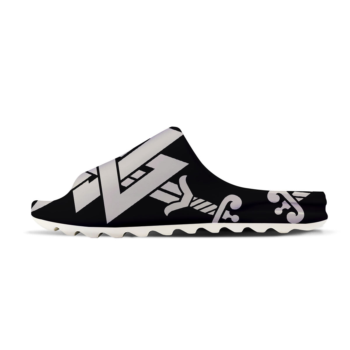 Symbol Viking Valhalla Print Sandals-grizzshop