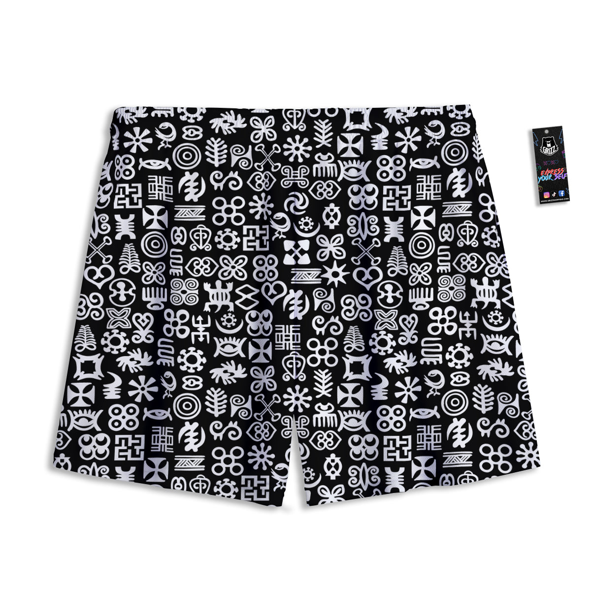 Sunflower Dark Print Pattern Mesh Shorts