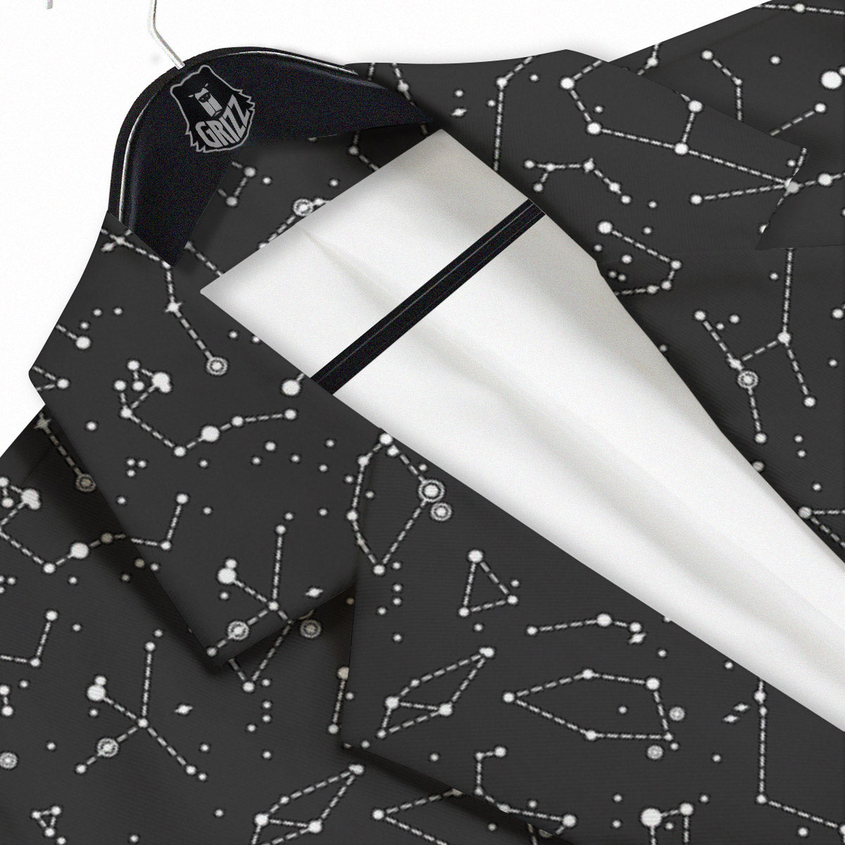 Symbols Constellation Print Pattern Men's Sport Coat-grizzshop