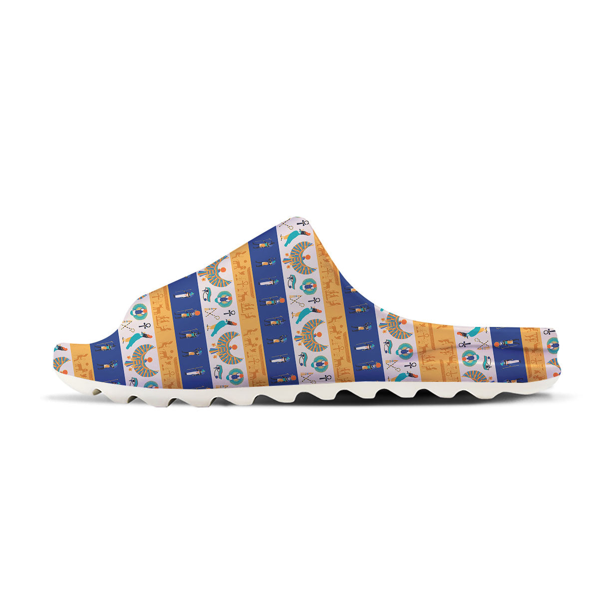 Symbols Egyptian Print Pattern Sandals-grizzshop