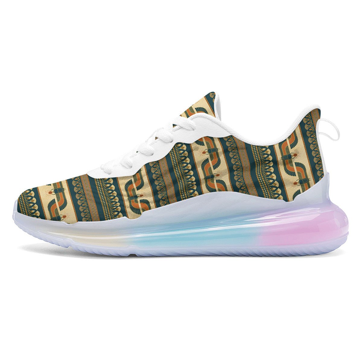 Symbols Of Ancient Egypt Print Pattern Running Sneakers-grizzshop