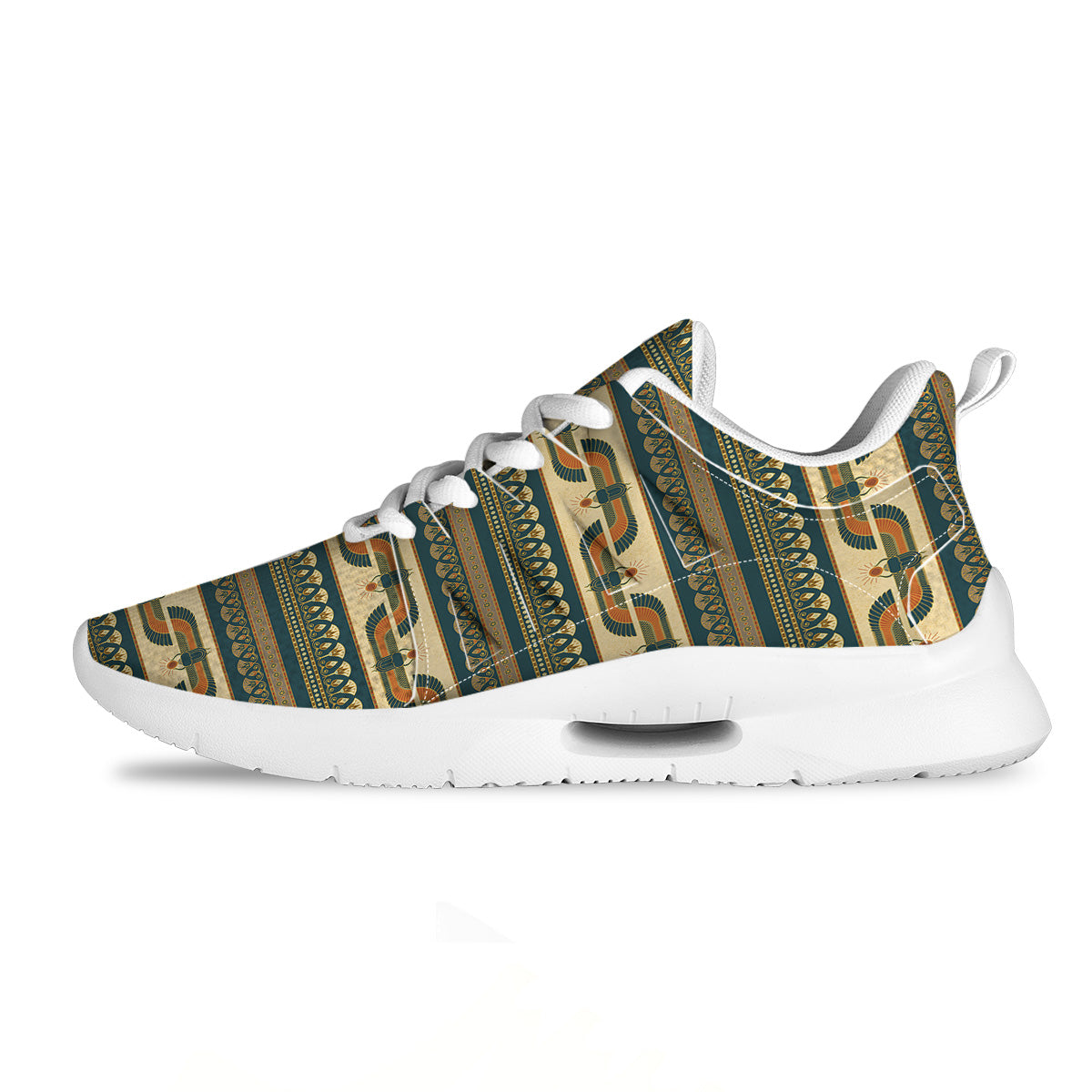 Symbols Of Ancient Egypt Print Pattern Tennis Shoes-grizzshop