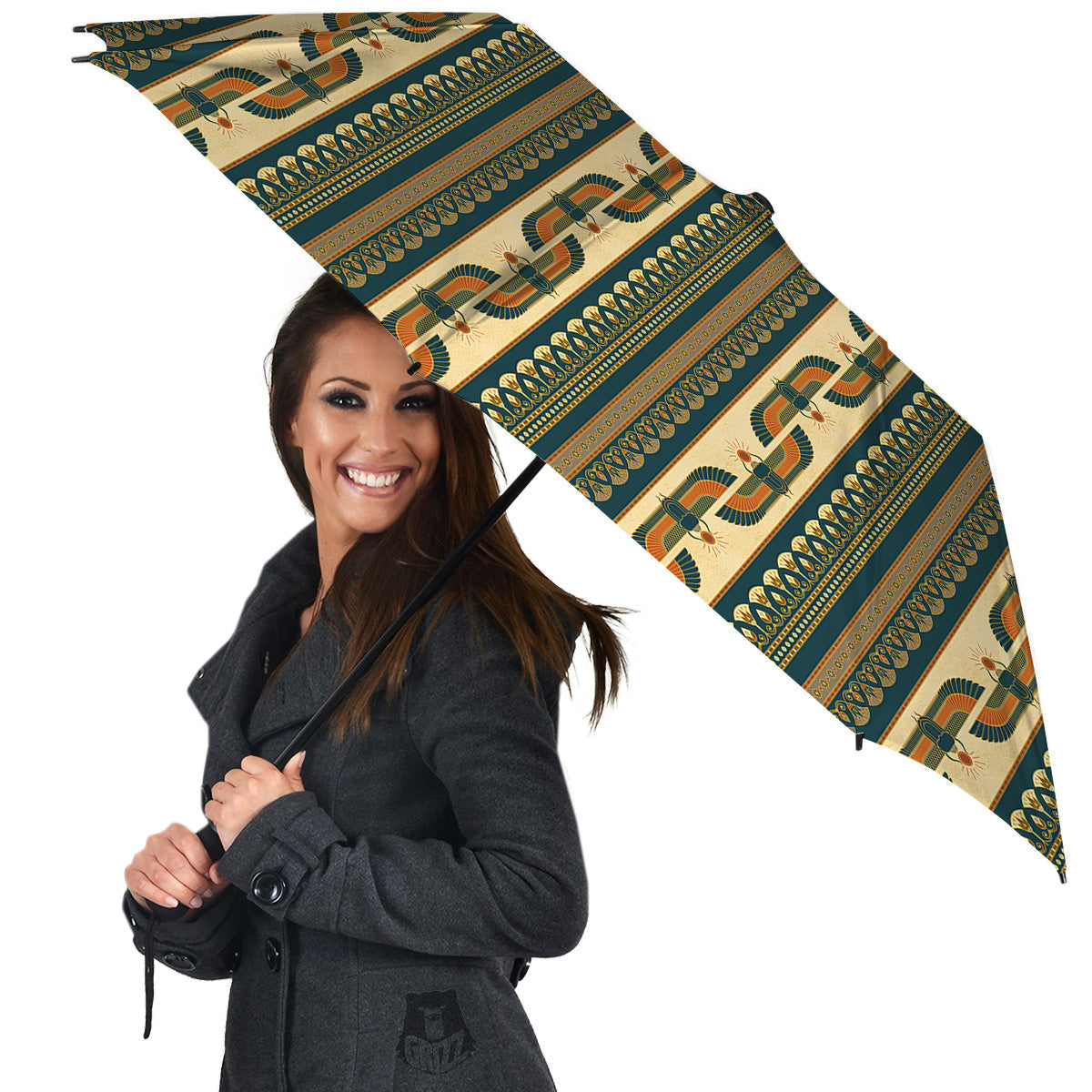 Symbols Of Ancient Egypt Print Pattern Umbrella-grizzshop