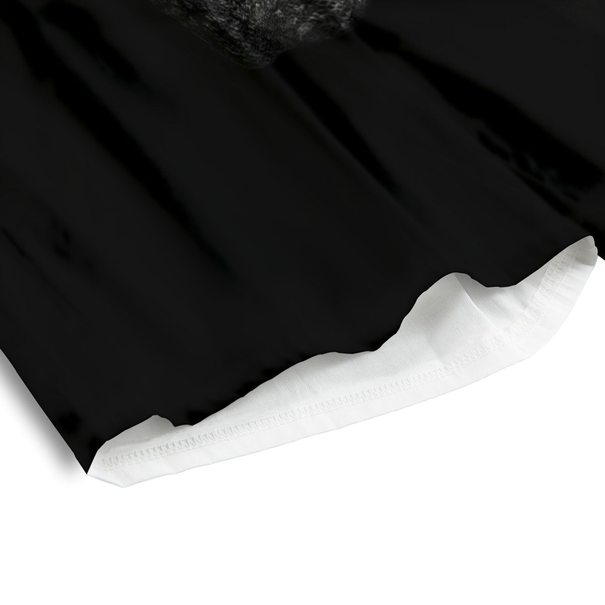 T-Rex Dinosaur White And Black Print Men's Athletic Shorts