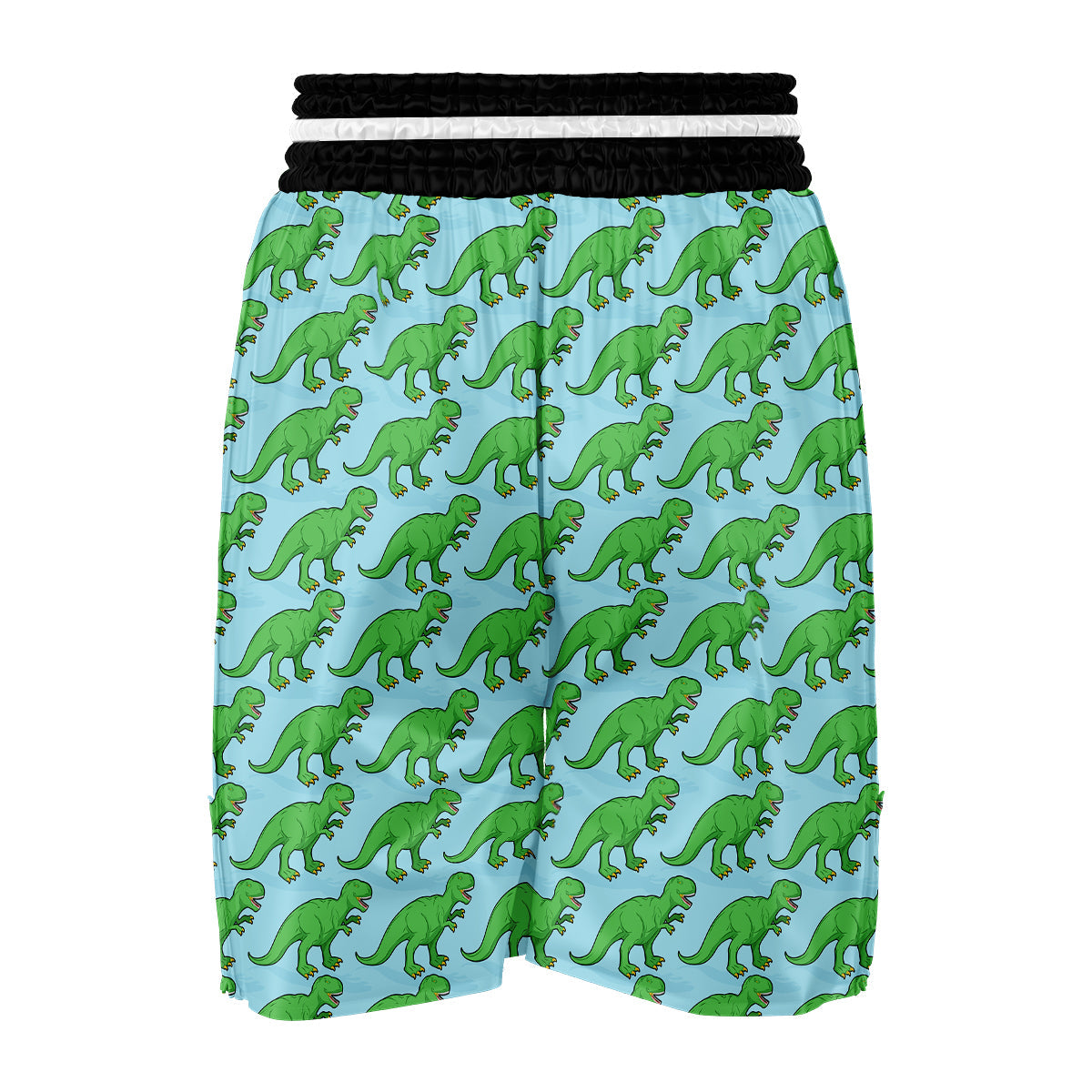 T rex Dinosaur Pattern Print Boxing Shorts-grizzshop