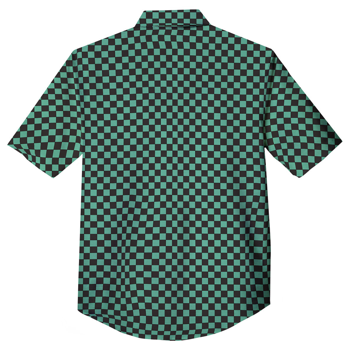 Tanjiro Print Pattern Button Up Shirt-grizzshop