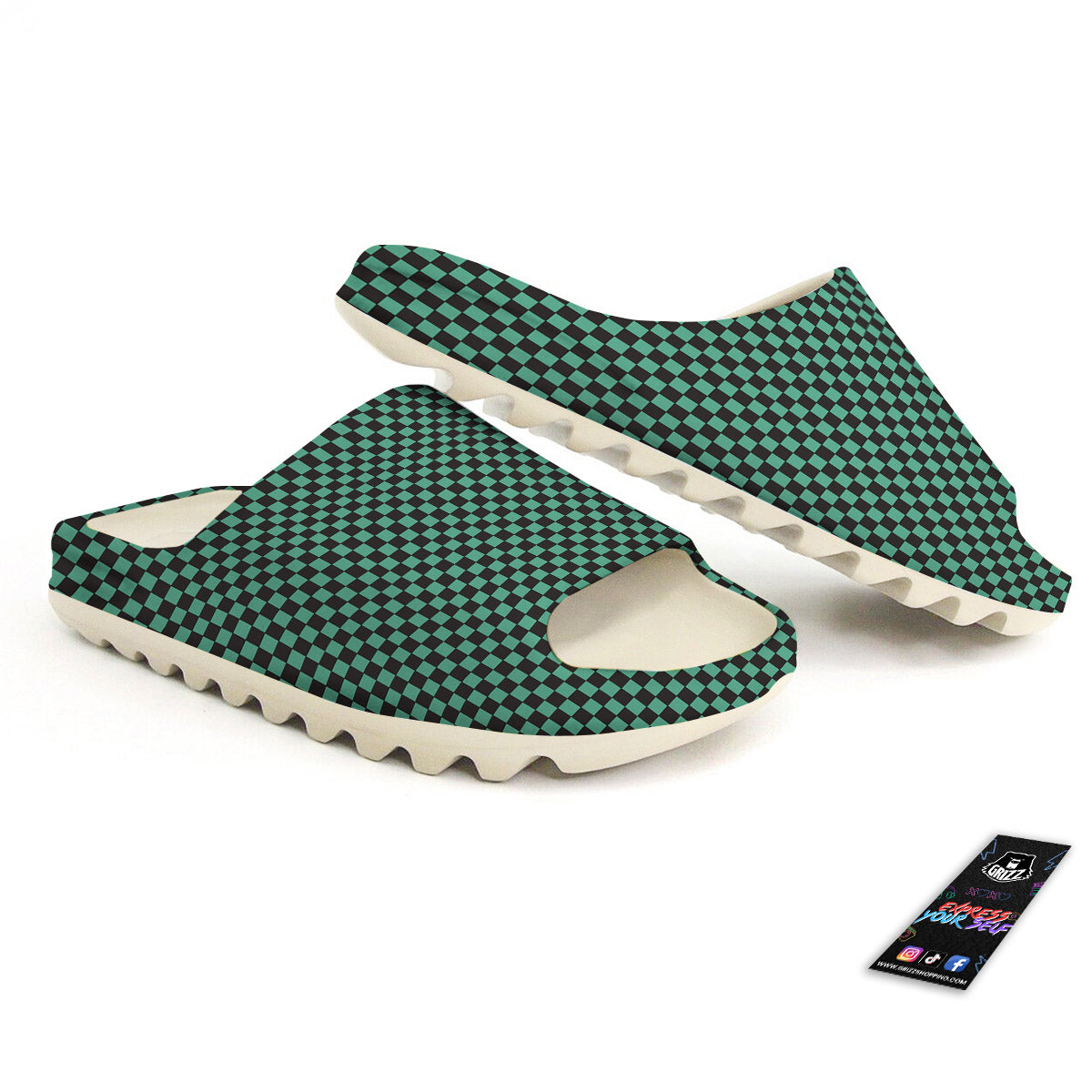 Tanjiro Print Pattern Sandals-grizzshop