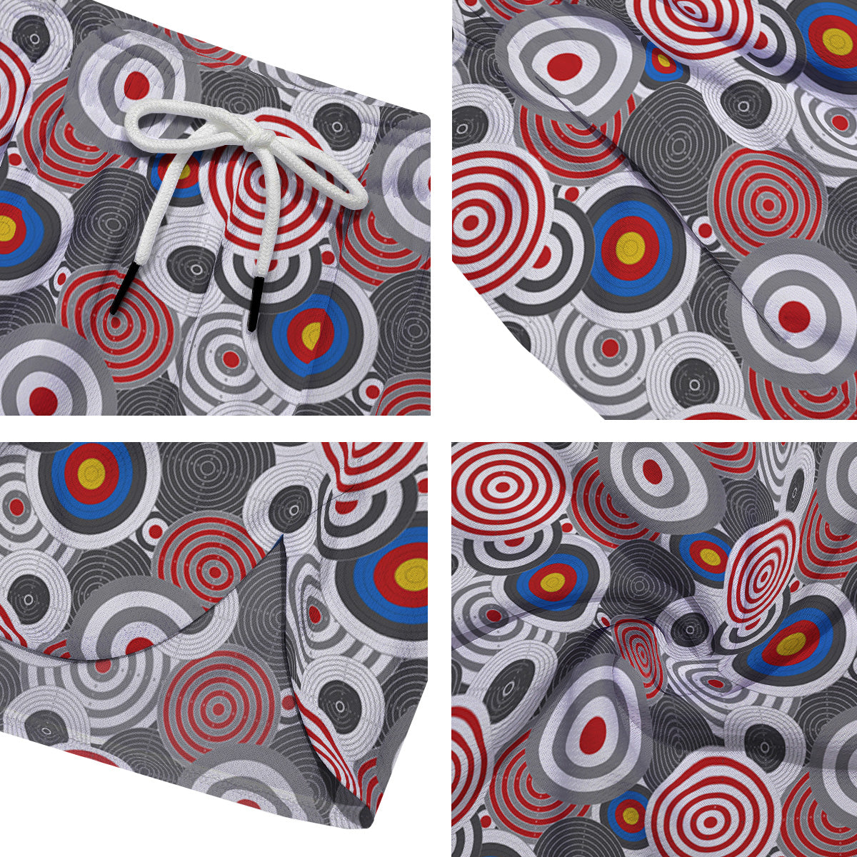 Target Darts Board Game Print Pattern Men's Running Shorts-grizzshop