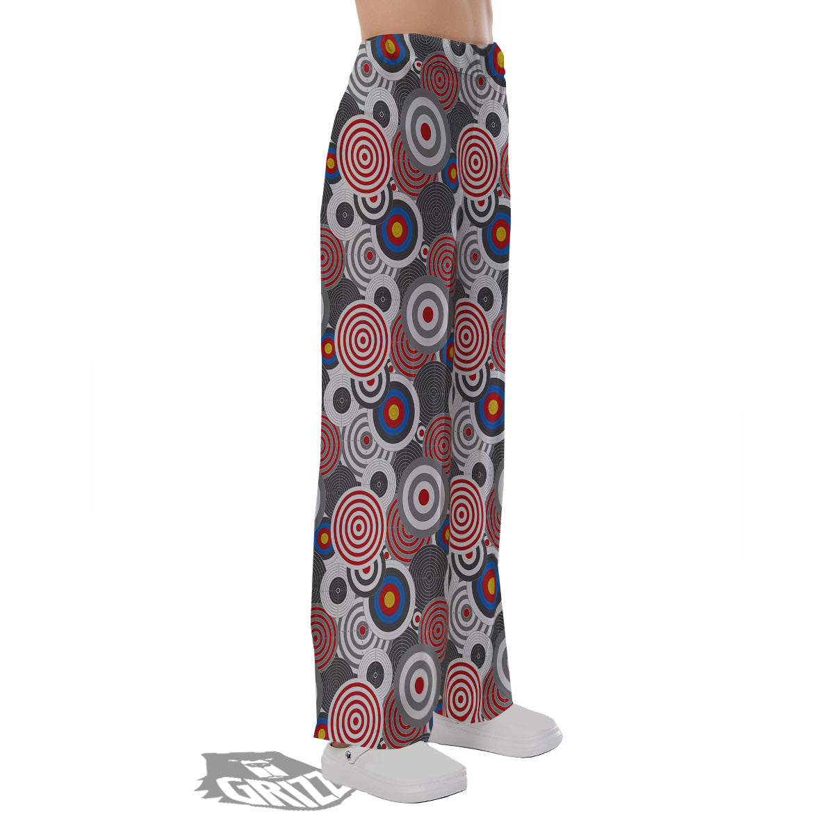 Target Darts Board Game Print Pattern Pajama Pants-grizzshop