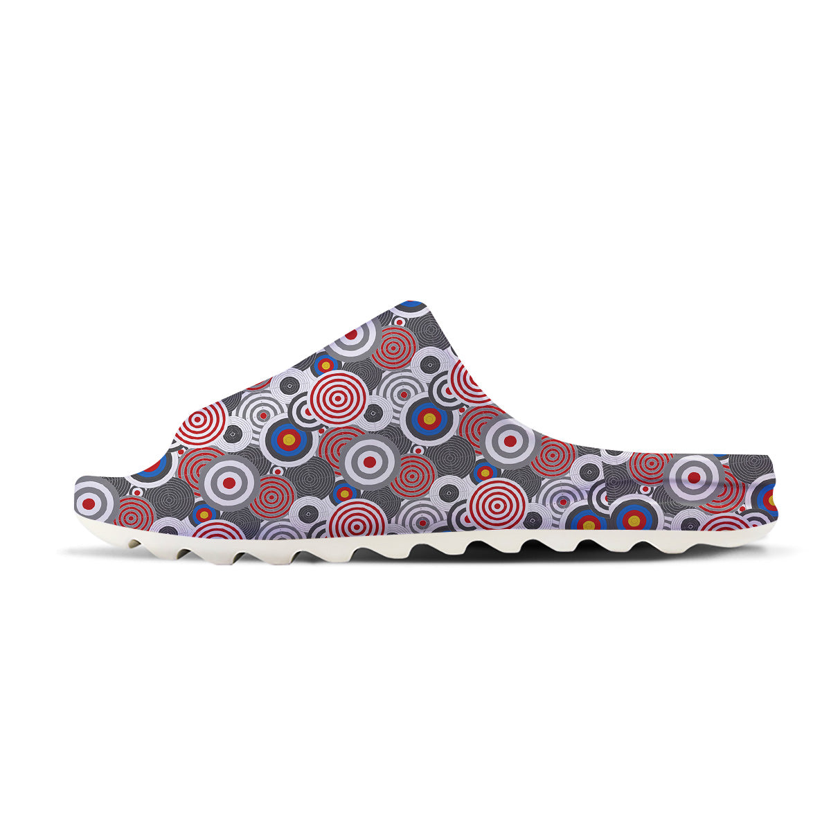 Target Darts Board Game Print Pattern Sandals-grizzshop