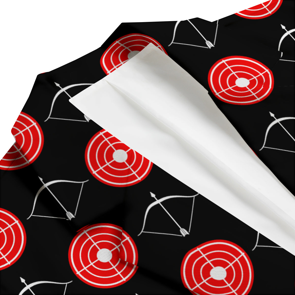 Targets Archery Pattern Print Men's Blazer-grizzshop