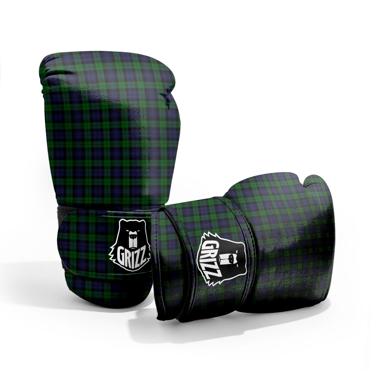 Tartan Black Watch Print Pattern Pro Boxing Glove