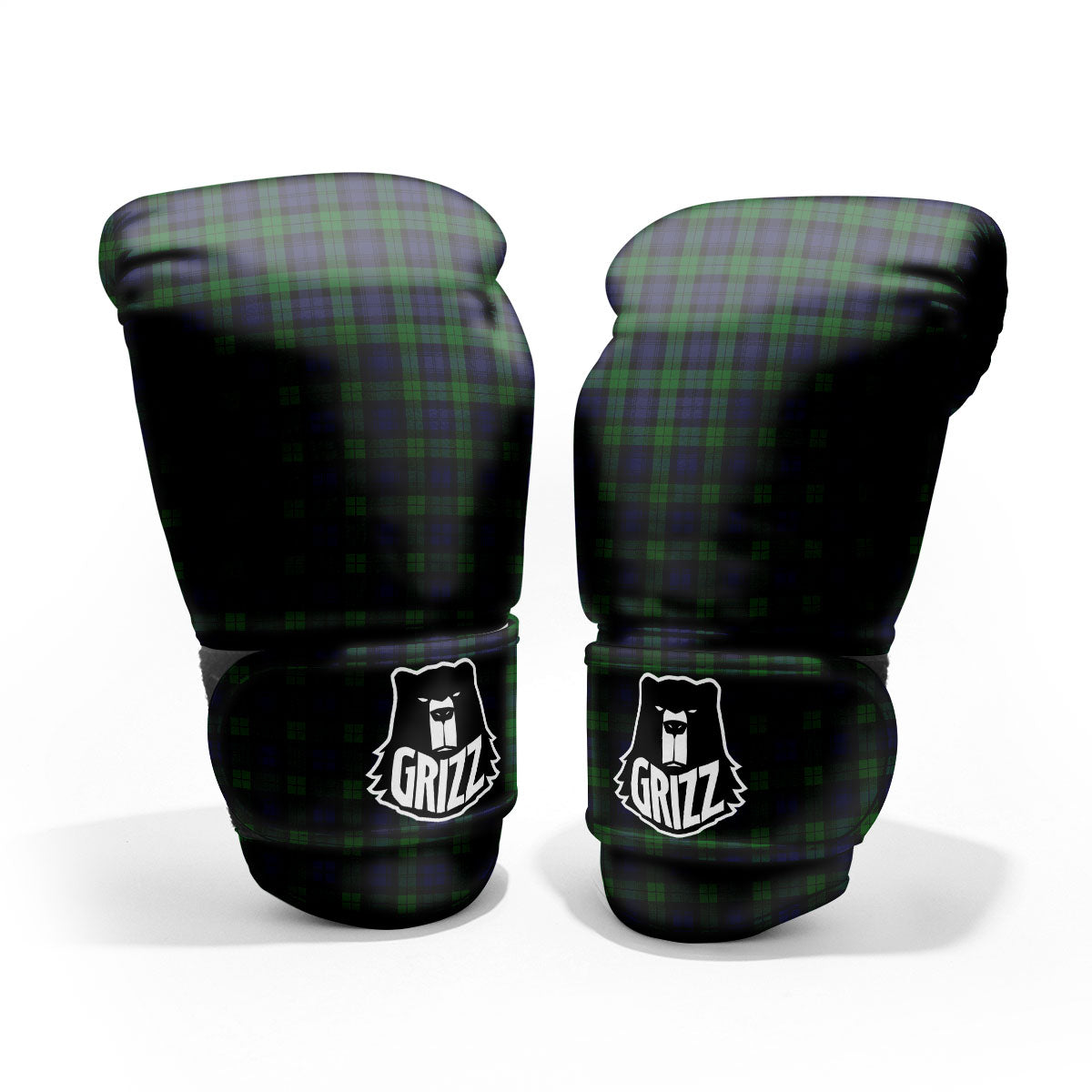 Tartan Black Watch Print Pattern Pro Boxing Glove
