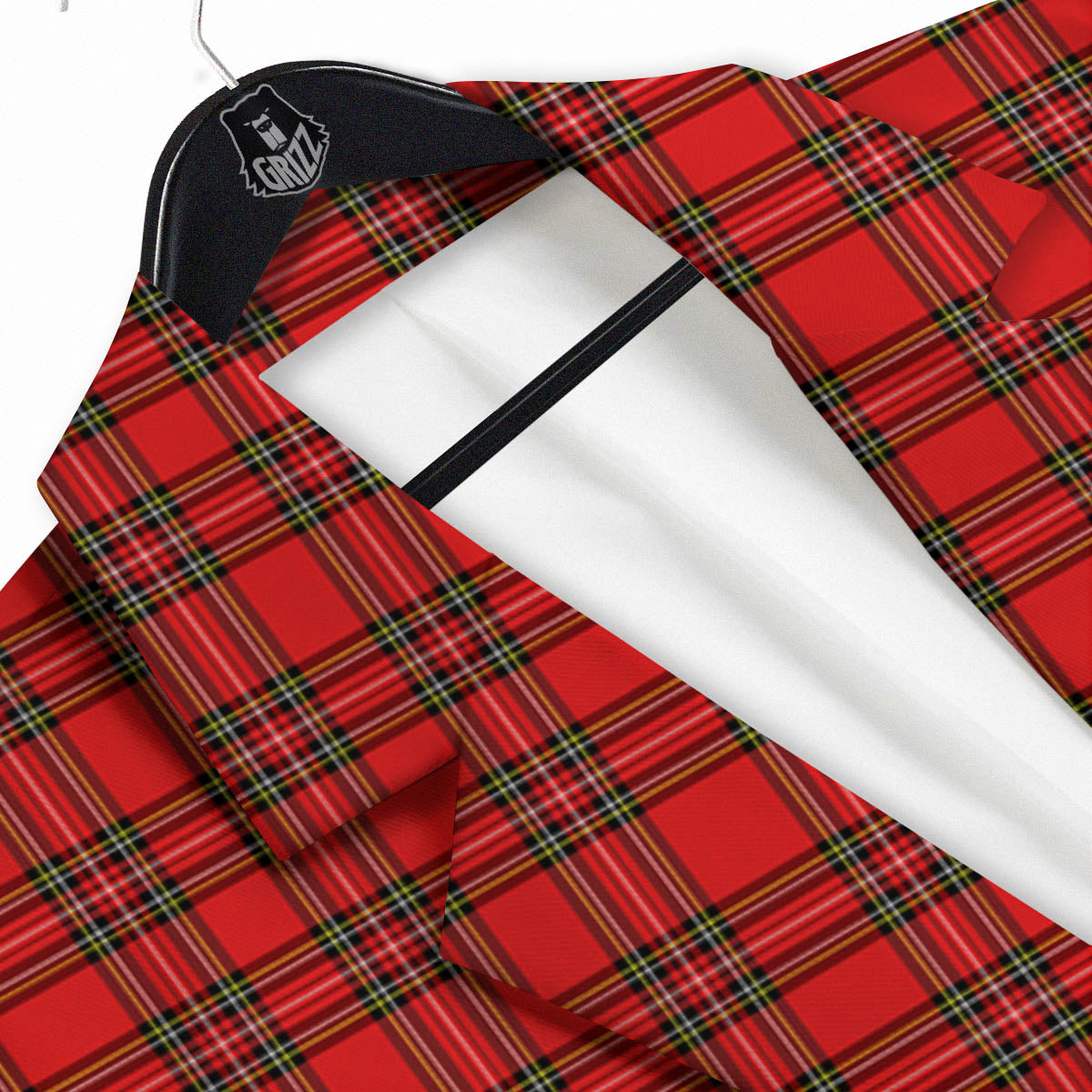 Tartan Christmas Scottish Print Pattern Men's Sport Coat-grizzshop