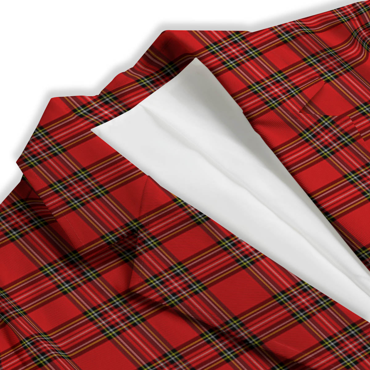 Tartan Christmas Scottish Print Pattern Women's Blazer-grizzshop