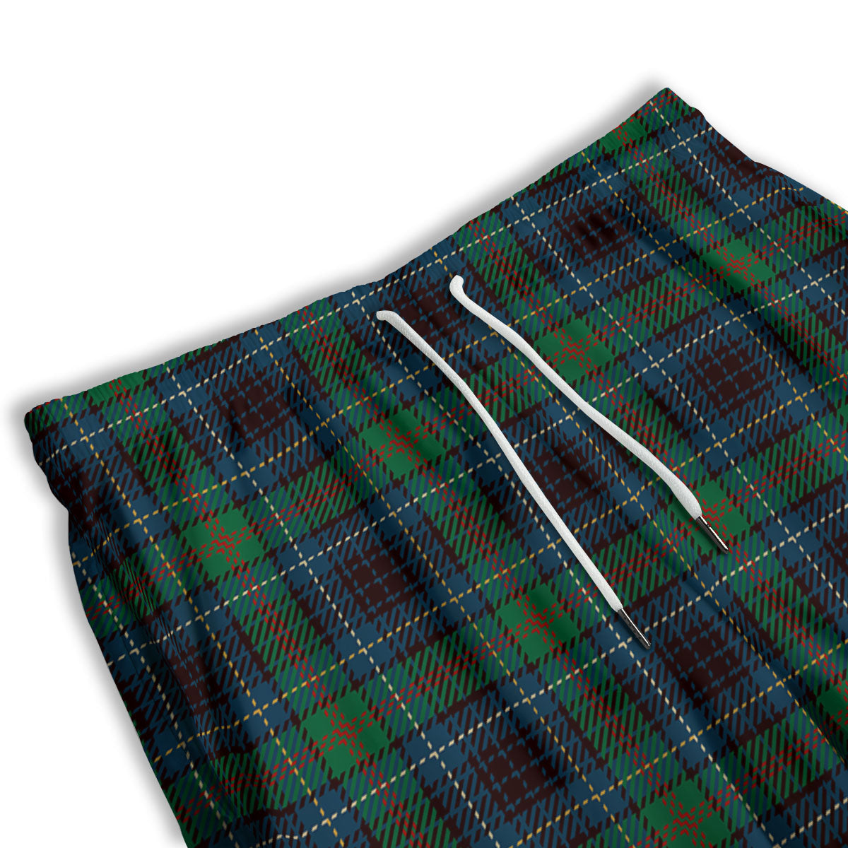 Tartan Irish Print Pattern Men's Athletic Shorts
