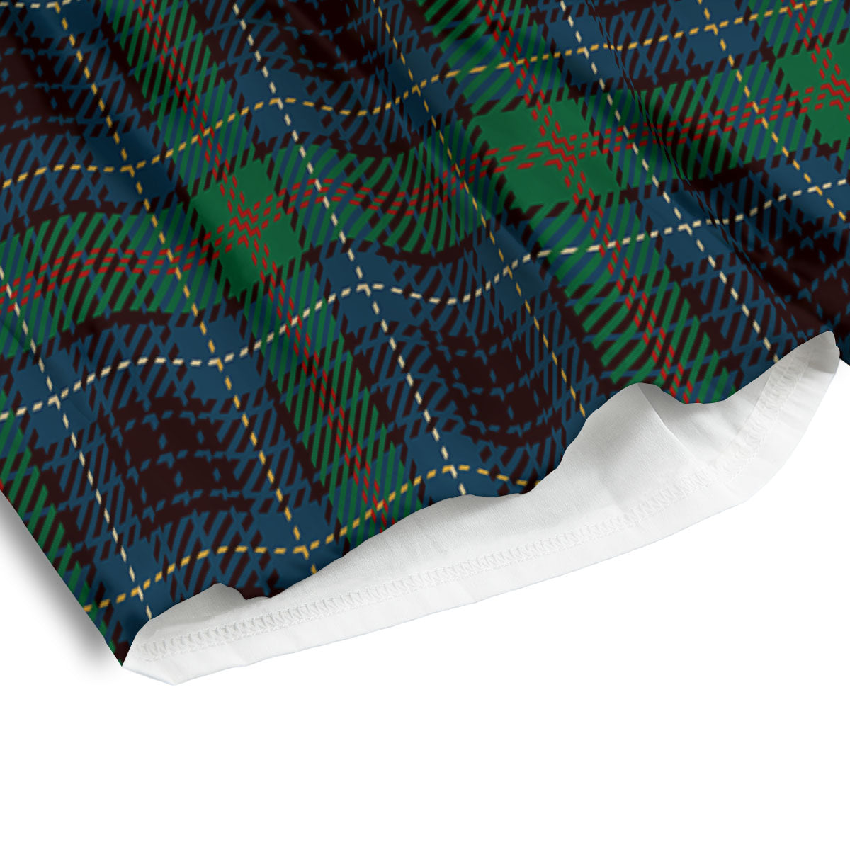 Tartan Irish Print Pattern Men's Athletic Shorts
