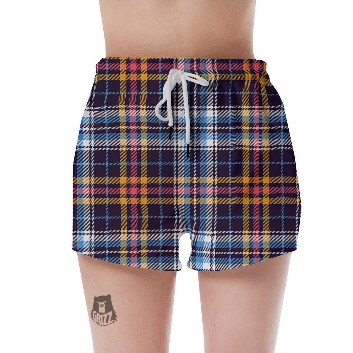 Tartan Plaid Women's Shorts-grizzshop