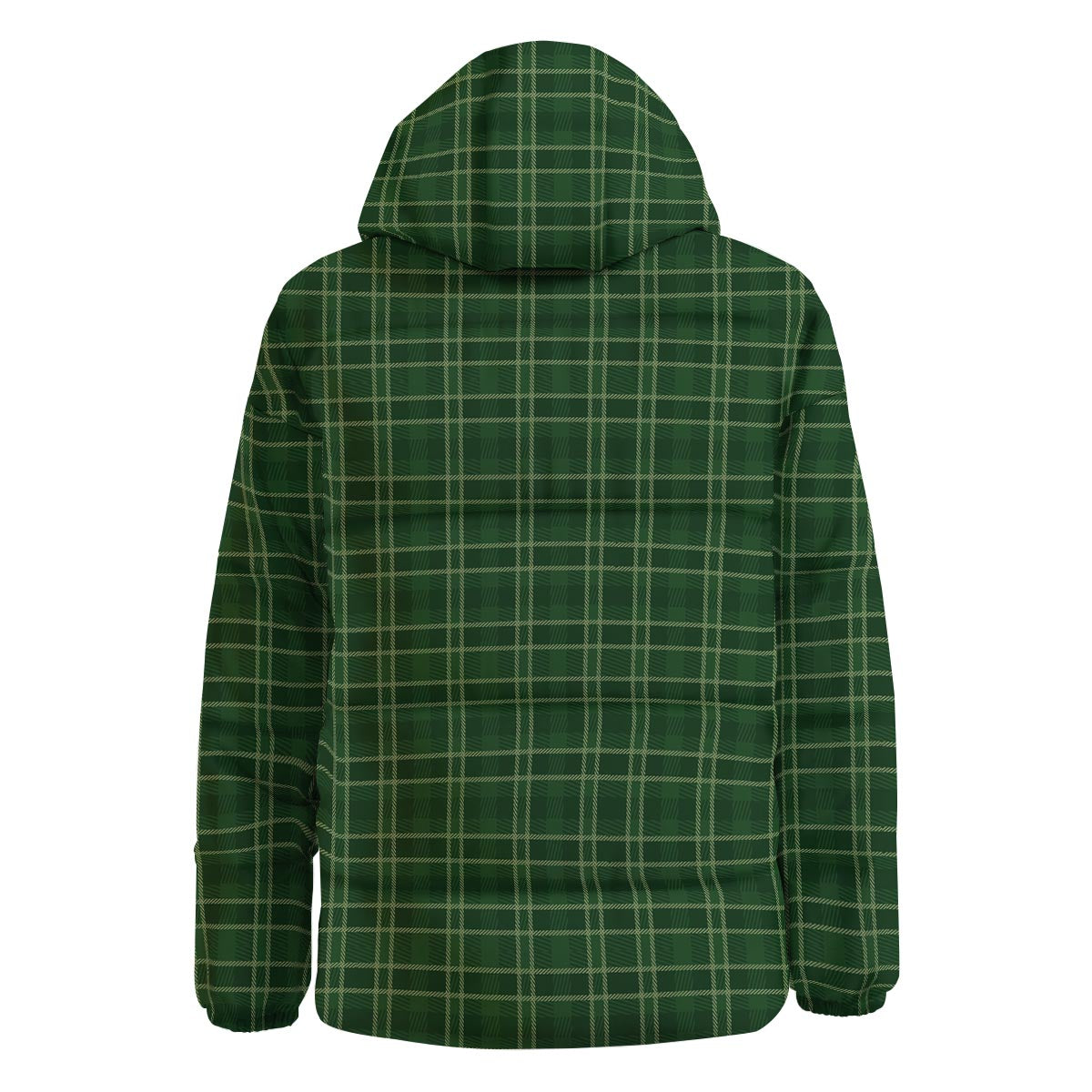 Tartan Saint Patrick's Day Print Pattern Down Jacket-grizzshop