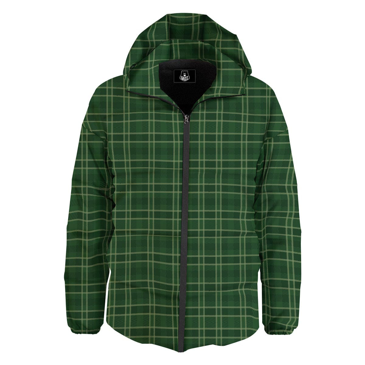 Tartan Saint Patrick's Day Print Pattern Down Jacket-grizzshop