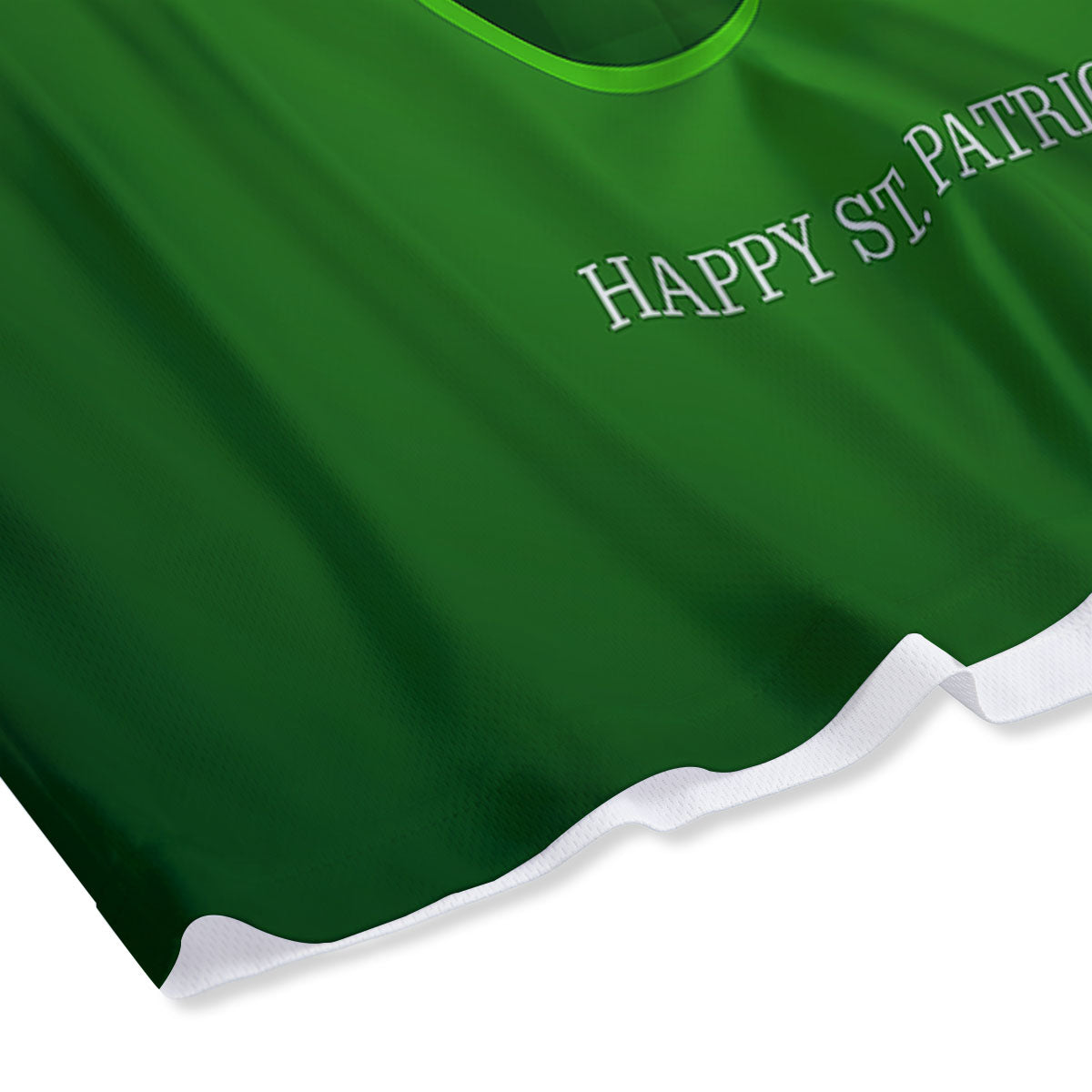 Tartan Shamrock Green Print Mesh Shorts