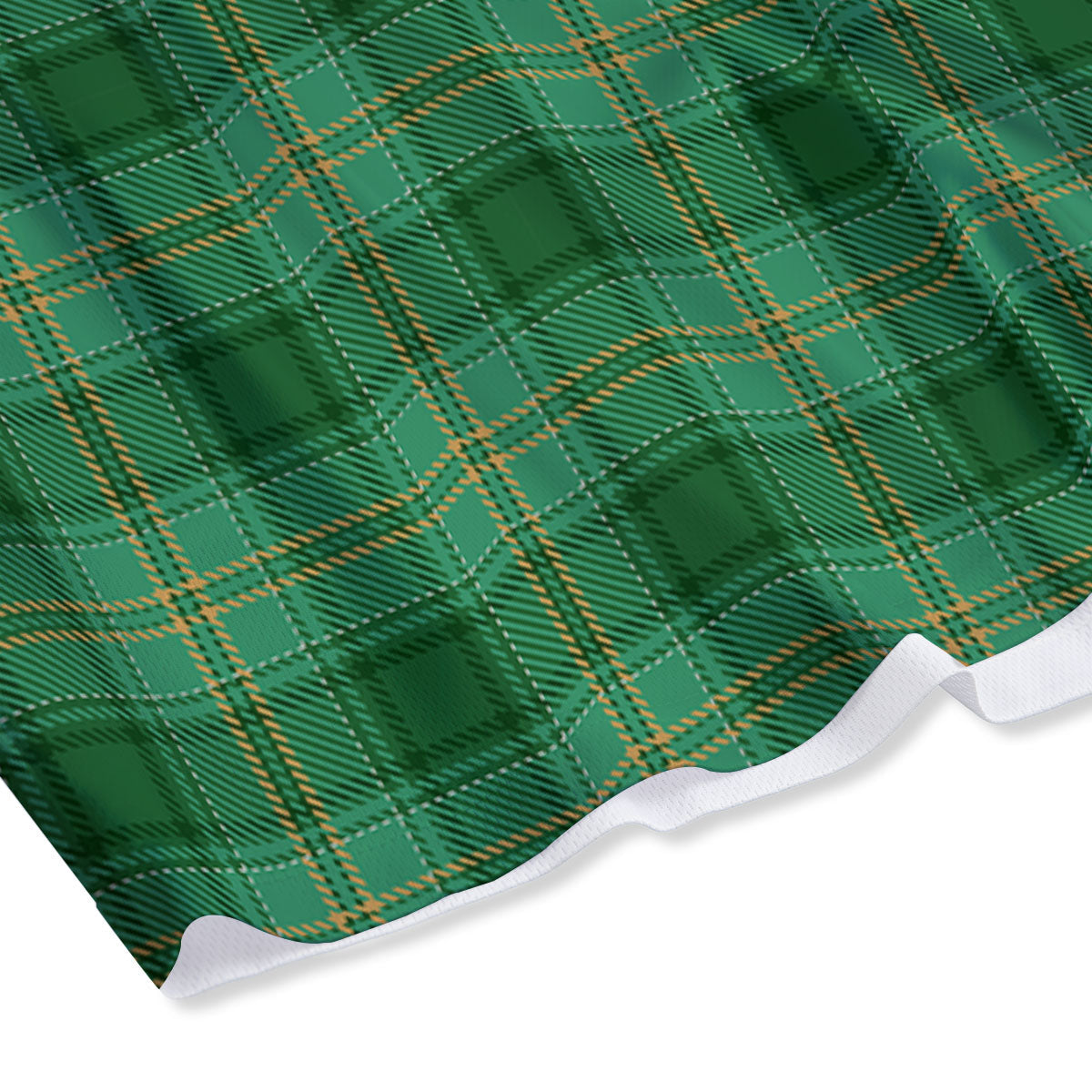 Tartan St. Patrick's Day Print Mesh Shorts