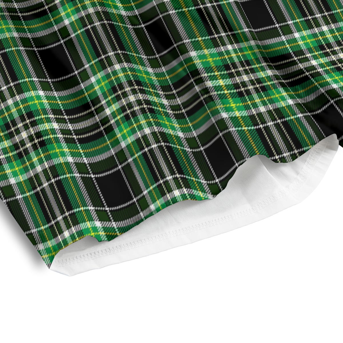 Tartan St. Patrick's Day Print Pattern Men's Athletic Shorts