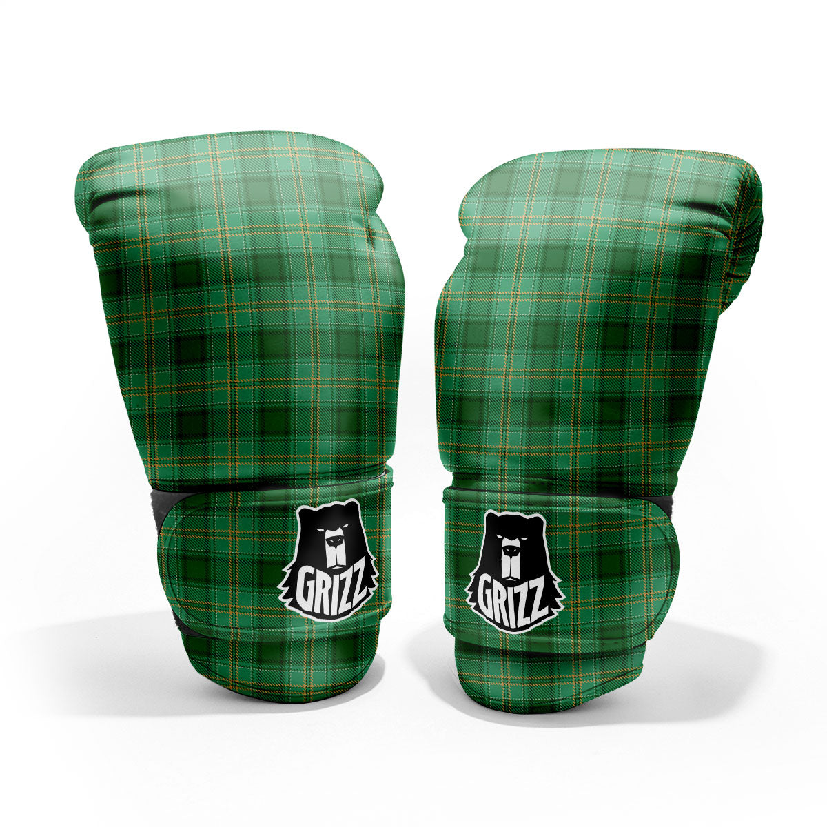 Tartan St. Patrick's Day Print Pro Boxing Glove