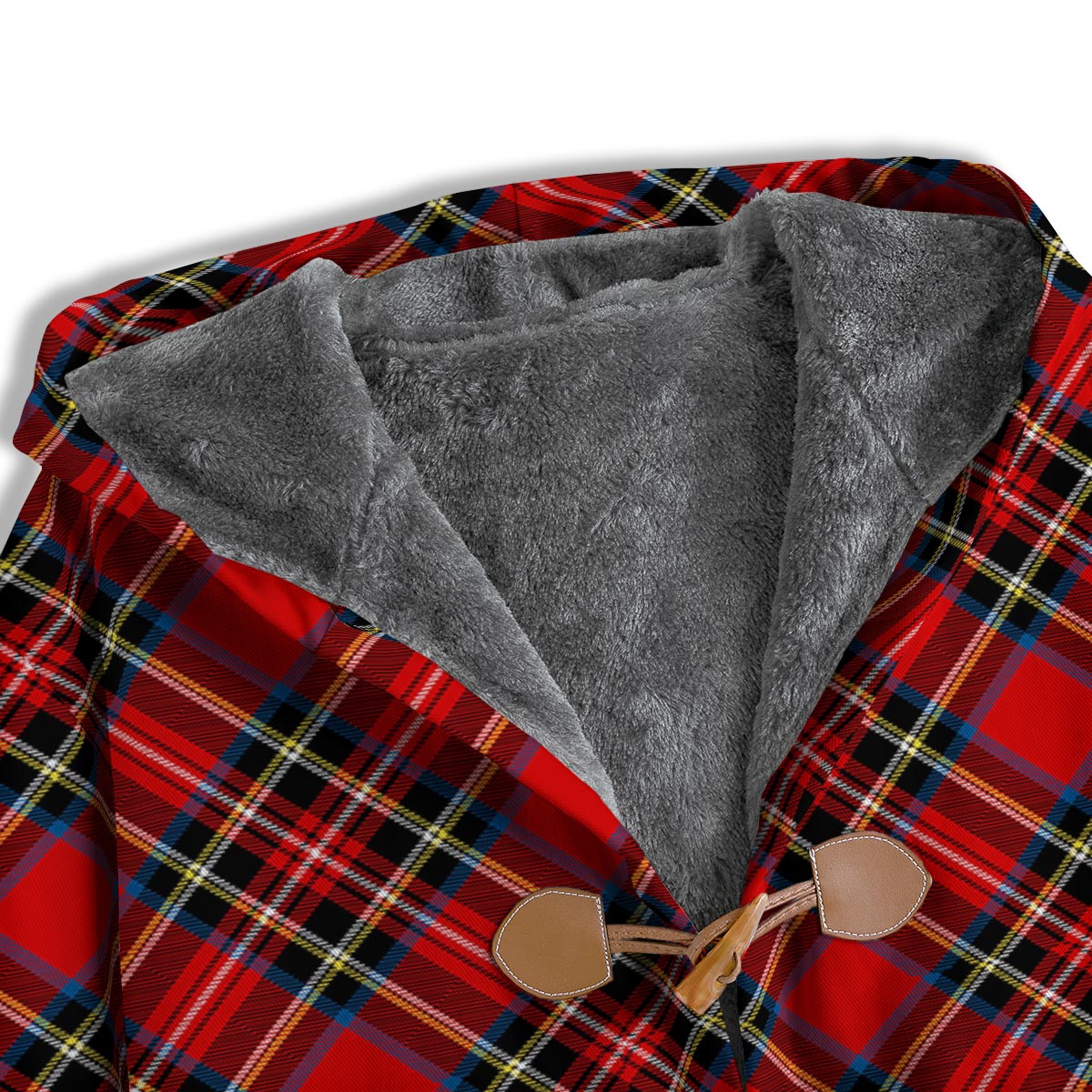 Tartan Stewart Red Print Pattern Men's Windbreaker Jacket-grizzshop