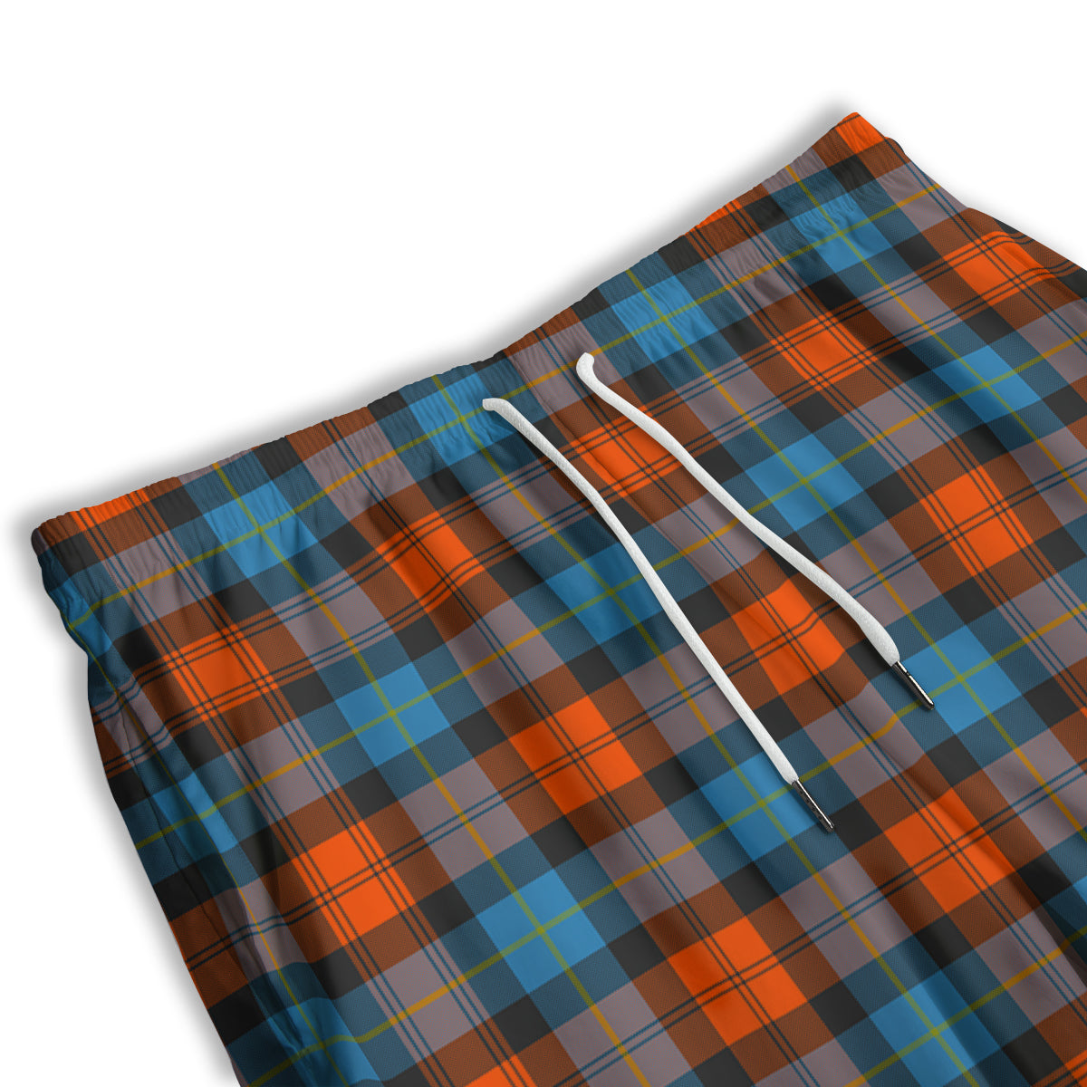Tartan Western Print Pattern Men's Athletic Shorts
