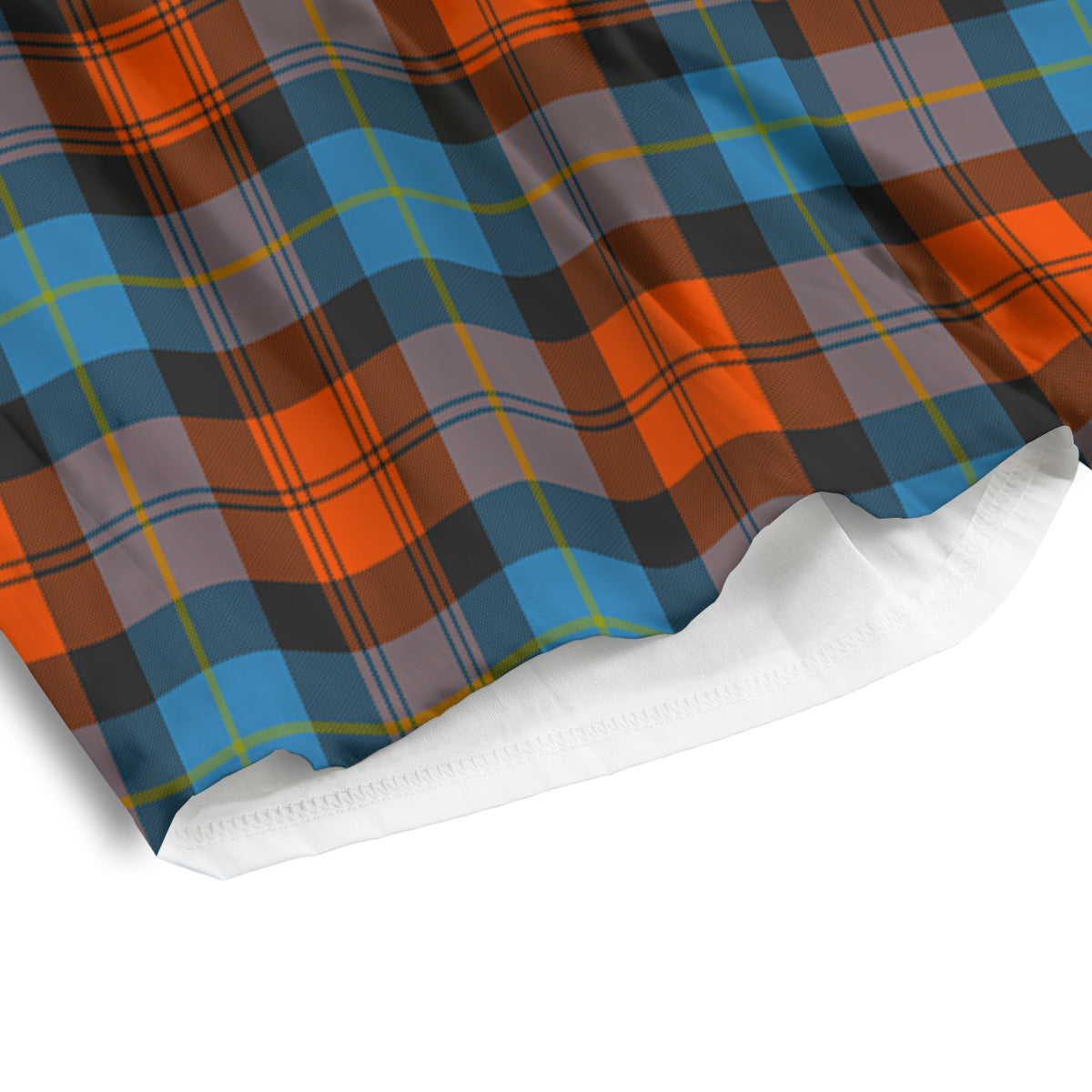 Tartan Western Print Pattern Men's Athletic Shorts