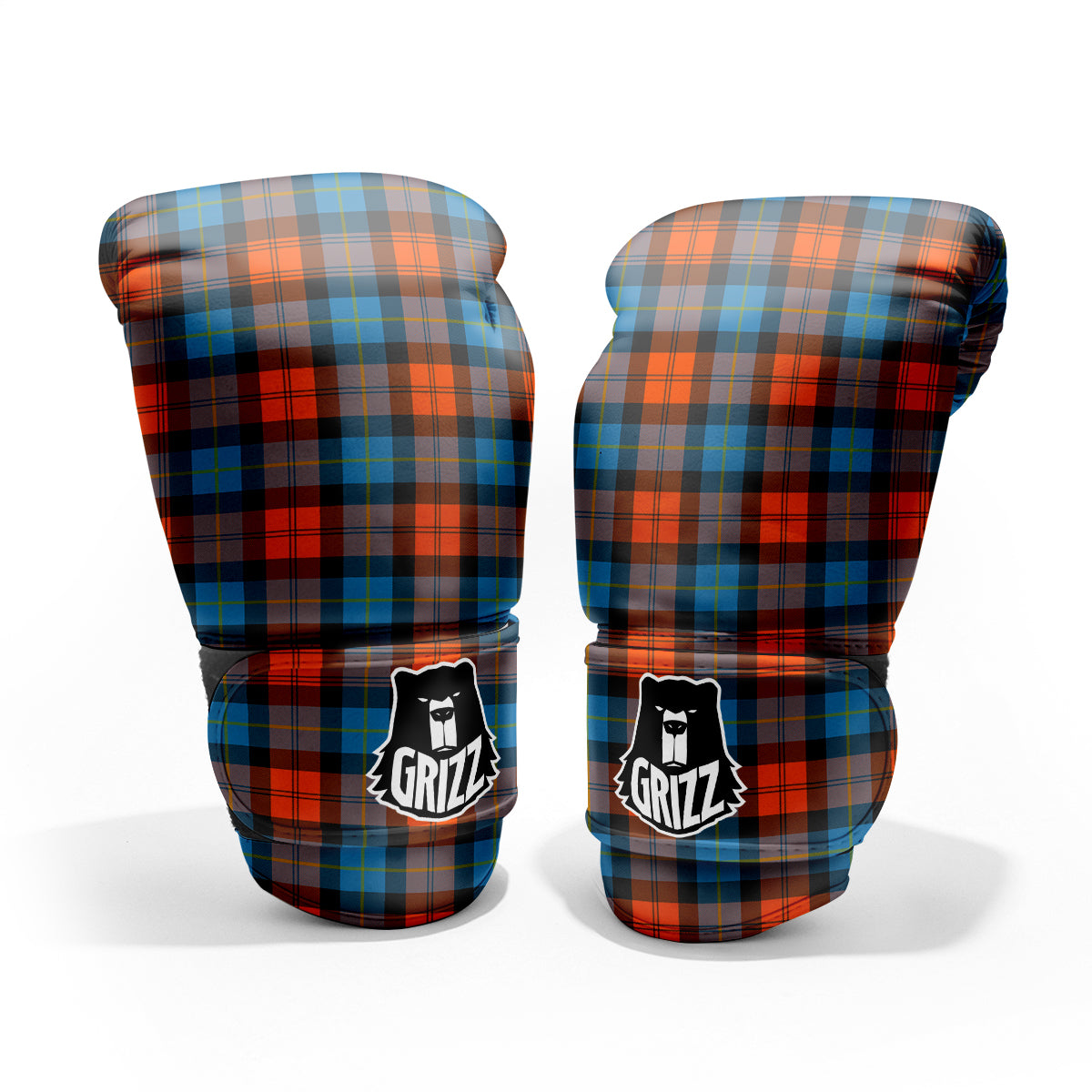 Tartan Western Print Pattern Pro Boxing Glove