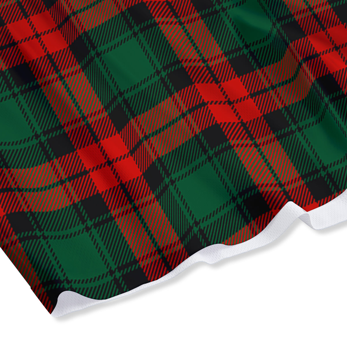 Tartan Xmas Scottish Print Pattern Mesh Shorts