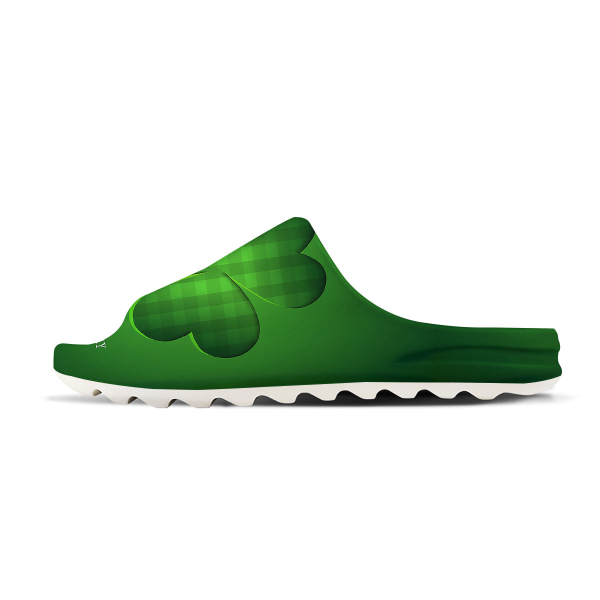 Tartan Shamrock Green Print Sandals-grizzshop