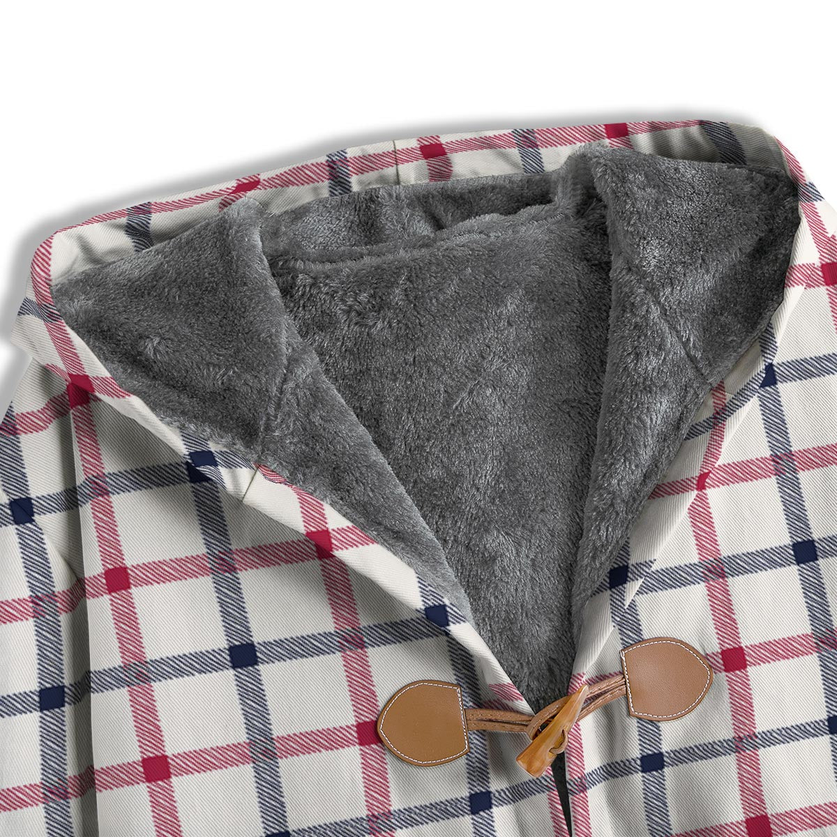 Tattersall Blue And Red Print Pattern Men's Windbreaker Jacket-grizzshop