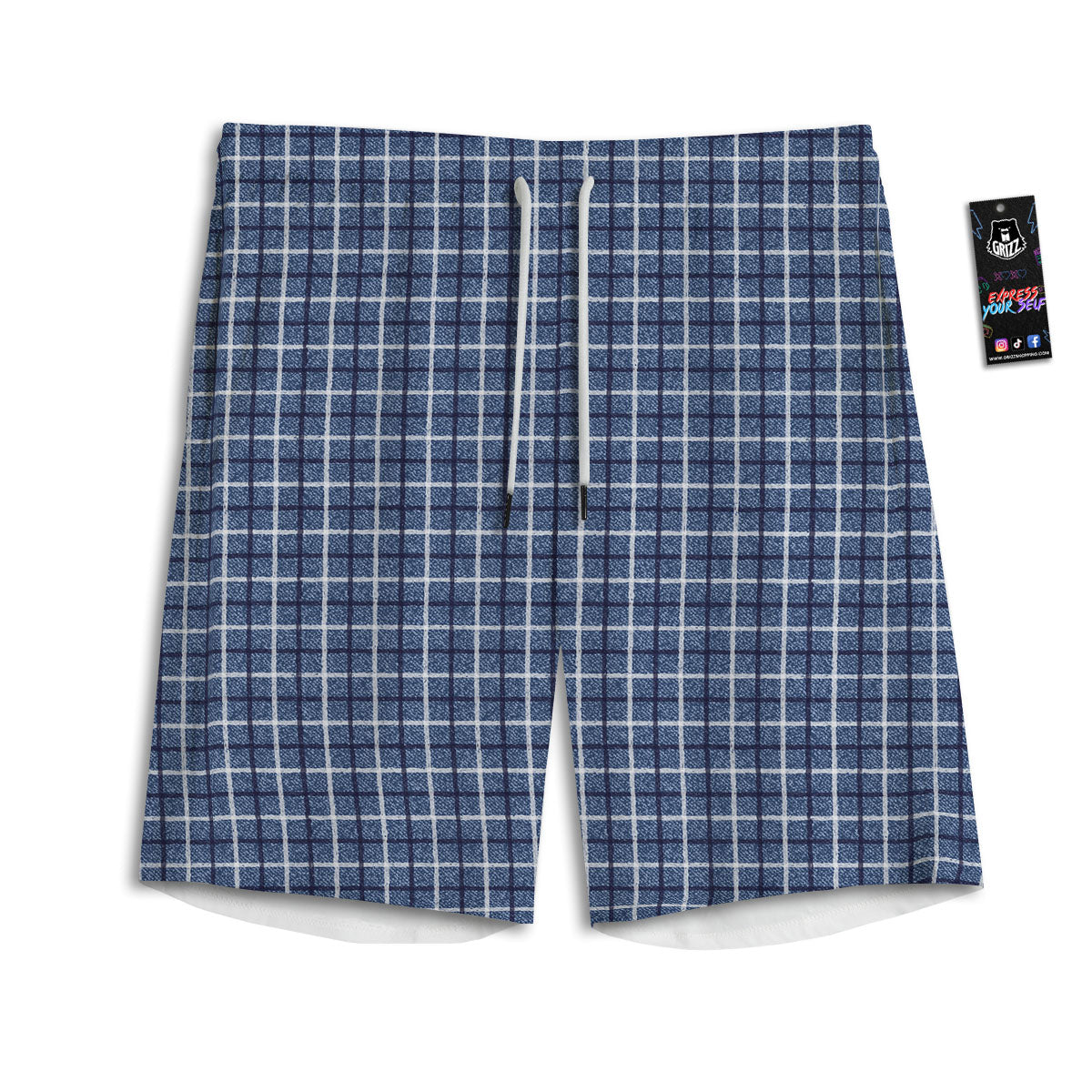 Themed Argyle Halloween Print Pattern Men's Athletic Shorts